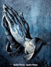 Praying Hands 8.5x11" Photo Print Albrecht Durer Illustration Christian Prayer