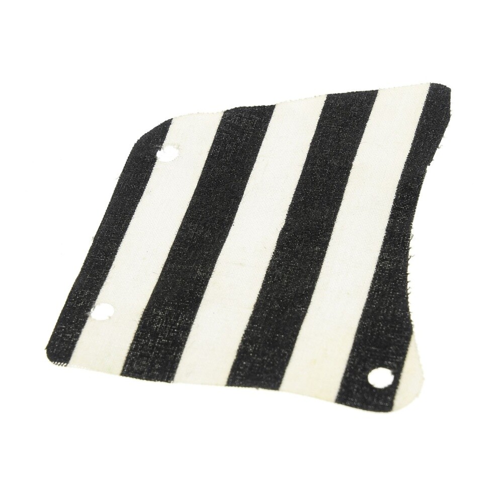 1X Lego Fabric Sail B-Ware Damaged 9X11 Black White Striped Sailbb01