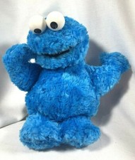 USED 2002 GUND SESAME WORKSHOP STREET COOKIE MONSTER PLUSH