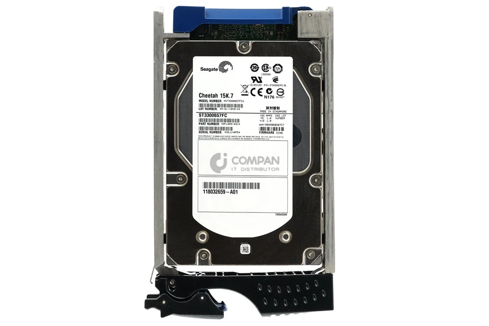 005048950 EMC HDD 300GB 15K FC 2/4GB 3.5" LFF HOT-SWAP FOR CX SERIES - Image 3 of 4