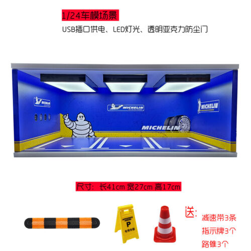 1:18/24 Diorama Auto Garage Modellauto Modell Vitrine Szene Vitrinenmodell - Bild 51 von 56