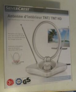 Antenne d\'intérieur TNT/TNT HD avec amplificateur à large bande ... Antenne d\'intérieur TNT/TNT HD avec amplificateur à large bande ...