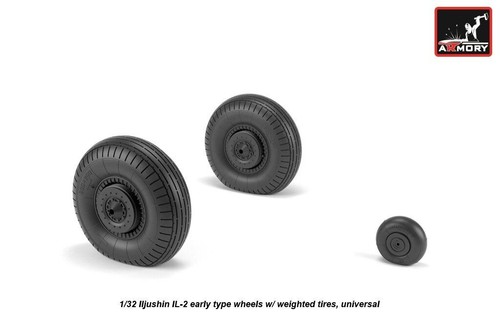 Armory Models AR AW32015 Scale 1:32 Iljushin IL2 Bark early wheels w/weighted - Picture 18 of 24