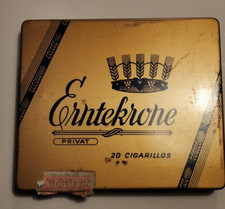 Blechdose Tabak Erntekrone privat  Cigarillos