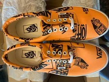 Vans Mens Era Tangerine Black Unisex Sneakers VN0A38FRU8K Size 8.5