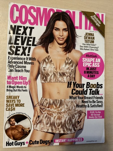 COSMOPOLITAN Magazine January 2017 Jenna Dewan Tatum Hot Guys Pics Near Mint - 第 2/3 張圖片