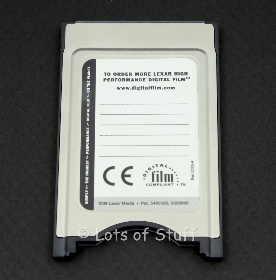 Lexar Media PC Card Adapter PCMCIA for CompactFlash Card With Case Part 2076-A - Image 2 of 2