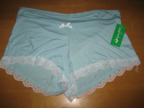 Nuevo HONEYDEW Intimates All American Shortie Sleep Set L Azul/Blanco Nuevo con Etiquetas - Imagen 7 de 10