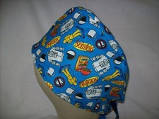 Men/Women Surgical Scrub Cap Lined Comedian Cool Cap 100 Cotton