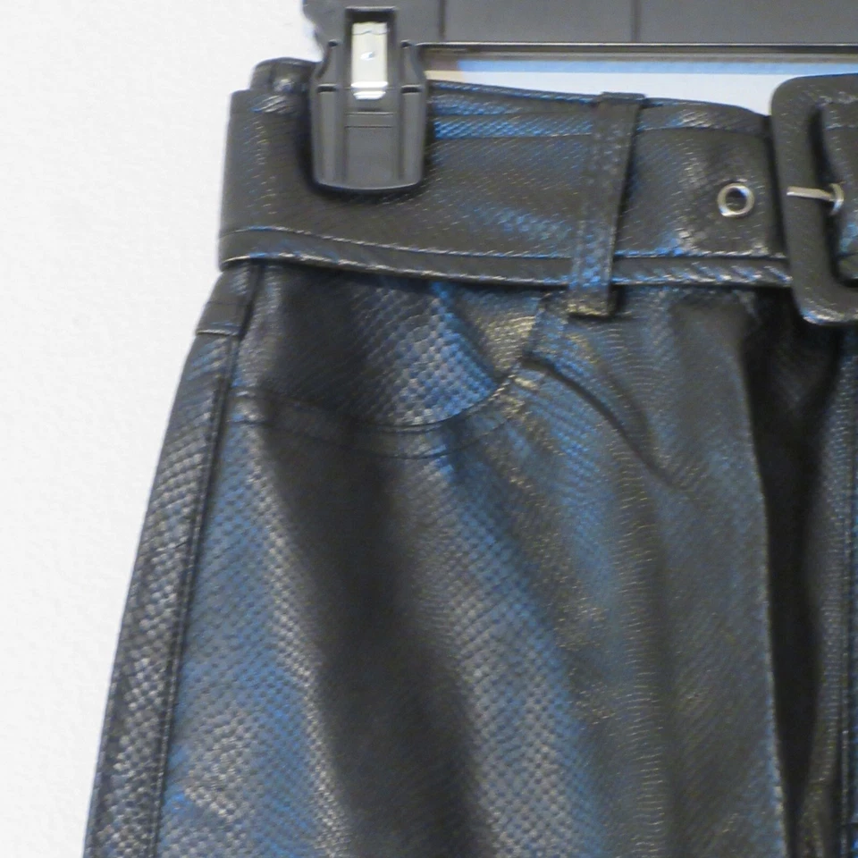 Bella Tilley X бар lll женщин искусственной кожи черный подпоясанный карандаш Midi юбка XS B65 - Изображение 3 из 4