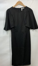 GRACE KARIN Women's Party Casual Guest Dress Short Flared Sleeves Black Medium