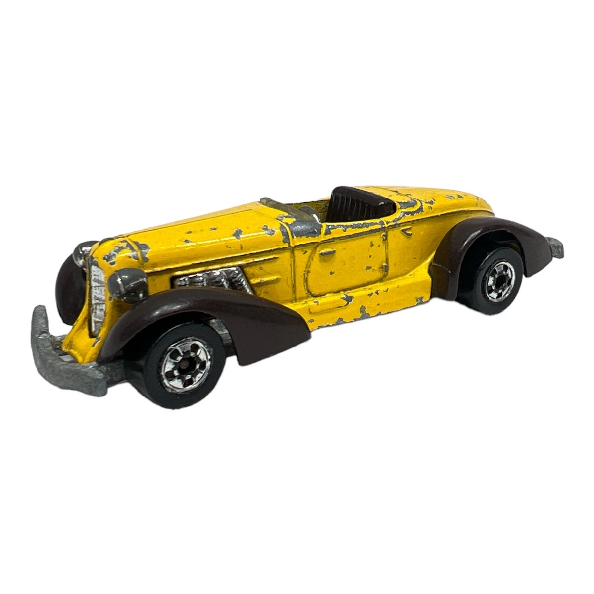 Vintage 1978 Hot Wheels Auburn 852 Diecast Car 1 64 Yellow Hong