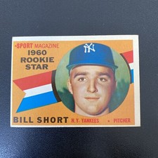 1960 TOPPS  142 BILL SHORT  DD 2866