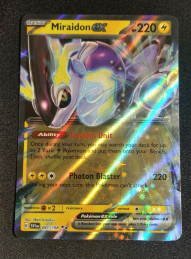 Pokemon - Miraidon ex 081/198 - Scarlet & Violet - Double Rare Card :  : Brinquedos e Jogos