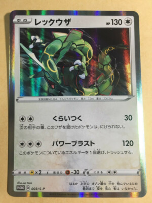 Rayquaza Pokemon 2019 Holo V Stater Sets Purchase Promo Japanese