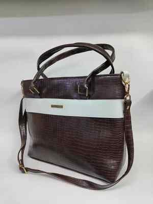 Schwarze Damen Kunstleder Beuteltasche Handtasche Frauen Designer Arbeit Shopping Schultertasche