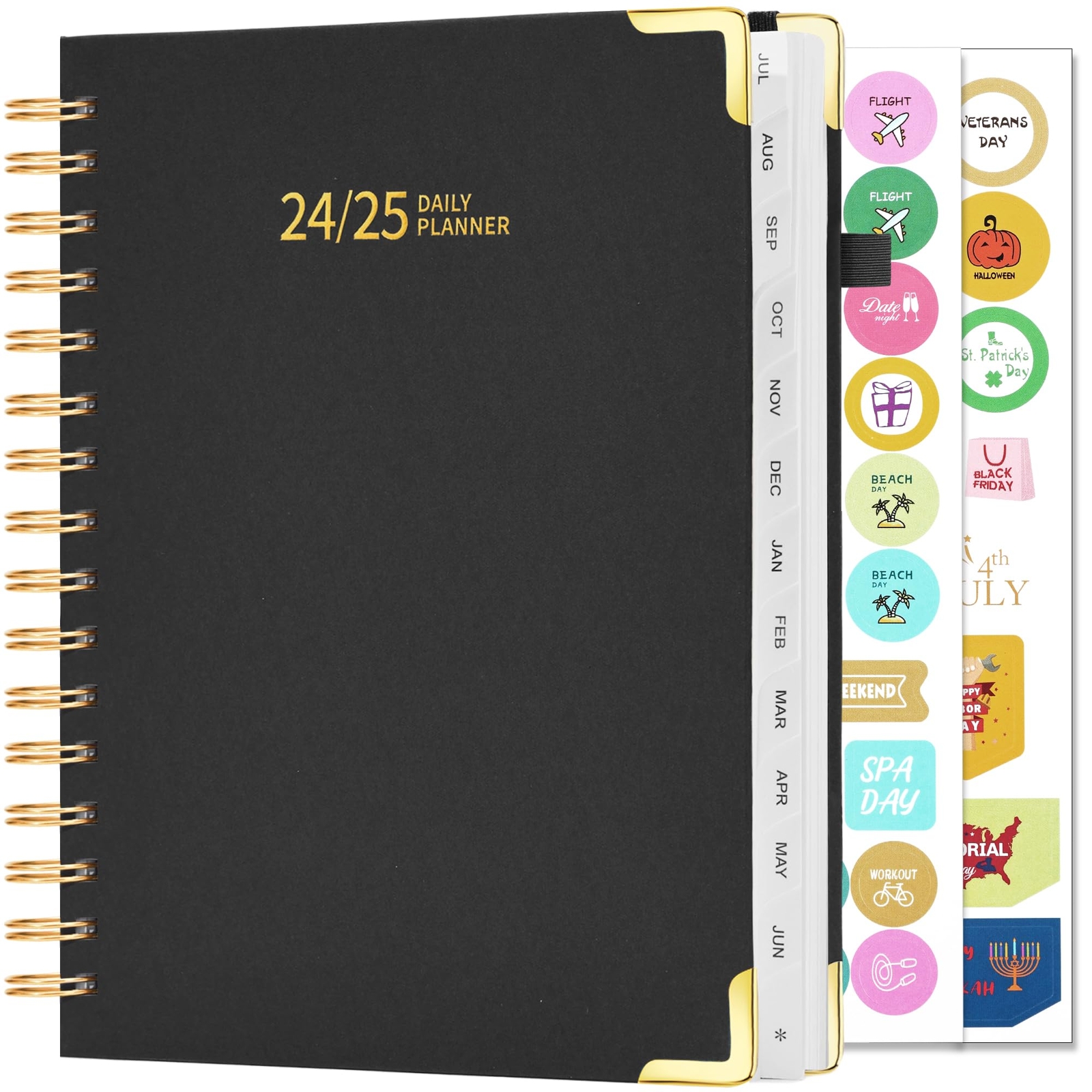 EYROZILL Daily Planner 2024-2025 Weekly and Monthly Planner Budget Planner wi...