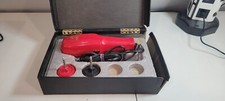 Iona Electric Shoe Polisher Kit 2 Brushes  Buffer Red Handle Original Box SP-2