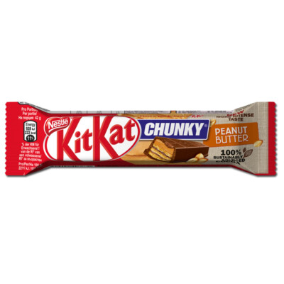 (23,81 /1kg) Nestle KitKat Chunky Peanutbutter, Erdnuss, 42g Riegel
