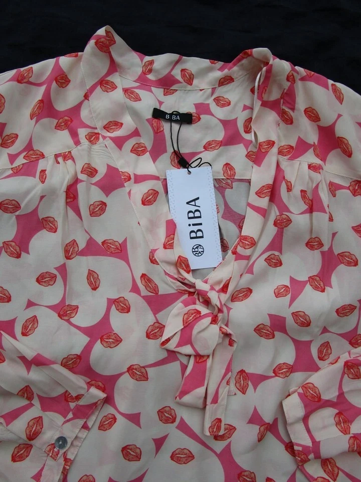 BiBA Bluse strawberry Gr.42=UK16-----NEU - Bild 3 von 4