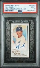 2020 ALLEN & GINTER MINI AUTOS BLACK #MAWS WILL SMITH 16/25 PSA 9 AUTO