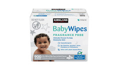 Kirkland Signature Baby Wipes Fragrance Free, 900 Count