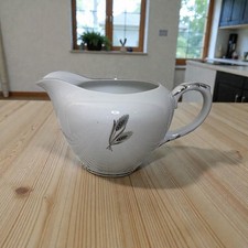 Fukagawa Arita Platinum Wheat 928 Hand Painted Made in Japan Creamer