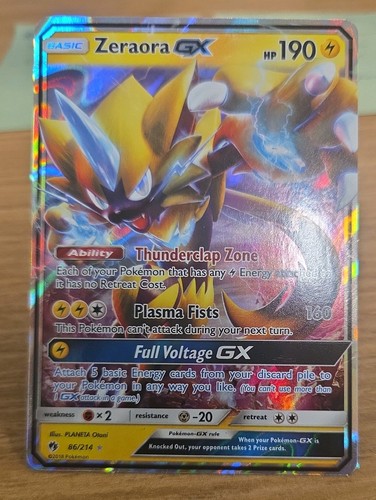 Zeraora GX SM - Lost Thunder SM8 Holofoil NM