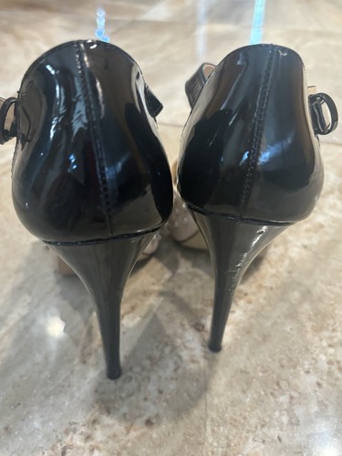 Rock & Republic Tan/Black Studded Platform High Heels | Womens Size 6.5 - Picture 4 of 10