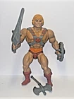 Vintage MOTU He-Man Action Figure 1982 Mattel 100% Complete W/ Sword Axe Shield