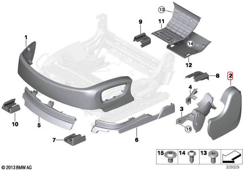 2017-2023 Rolls Royce Dawn RR6 Right Side Seat Cover Panel Trim 7313030 OEM NOTE