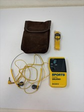 Sony Walkman SRF-8 SPORTS AM/FM Radio With MDR-W15 Headphones  Tested / Works
