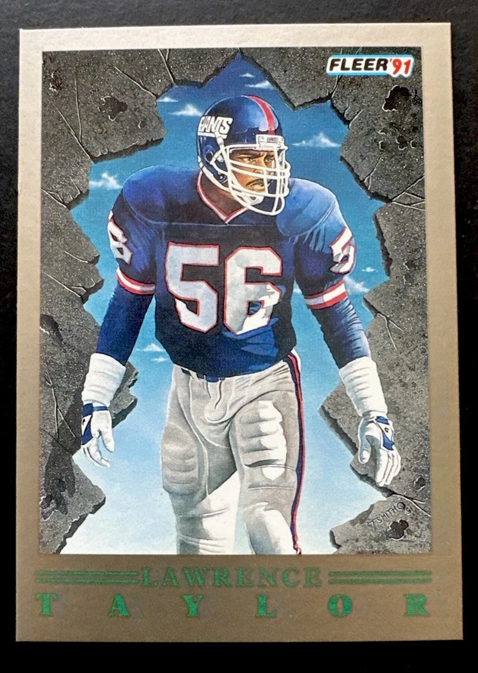 1991 Fleer Pro Visions #3 LAWRENCE TAYLOR  New York Giants HOF