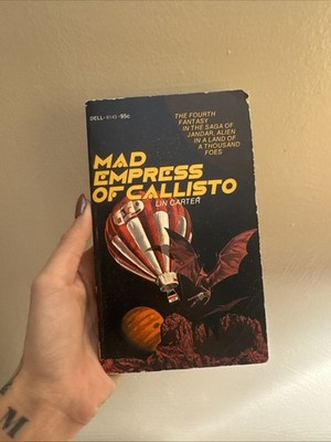 MAD EMPRESS OF CALLISTO by Lin Carter 1975 Dell 1st PRINTING vintage paperback 