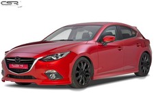 Front Ansatz Spoiler Schwert Diffusor Lippe Tuning für Mazda 3 FA241