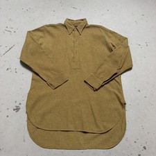 Vintage 1940s Uniform Brand Military British Royal Army Wool Shirt Made England
