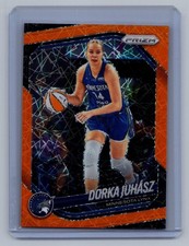 2025 Panini Prizm WNBA #109 Dorka Juhasz Orange Velocity Prizms Minnesota Lynx