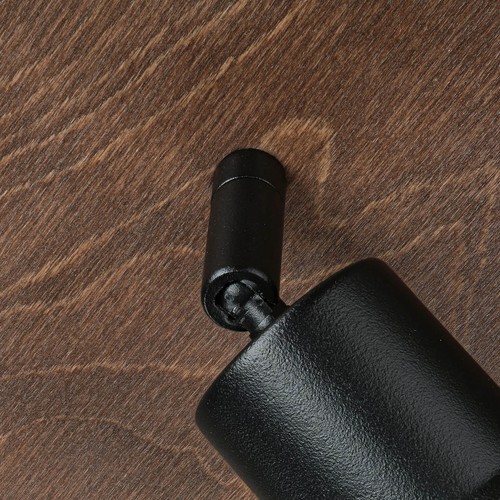 Lámpara de Techo Gris Natural E27 Tela Madera Metal Moderno Salón - Imagen 7 de 9
