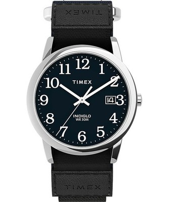 Timex Model TW2U85000 Easy Reader 35mm Fast Wrap Strap Wristwatch