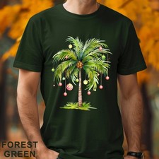 Christmas Palm Tree Shirt, Christmas Tree Tee, Tropical Palm Christmas, 203733