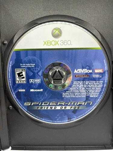 Spider-Man: Friend or Foe (Microsoft Xbox 360, 2007) Disc only - Tested & Workin