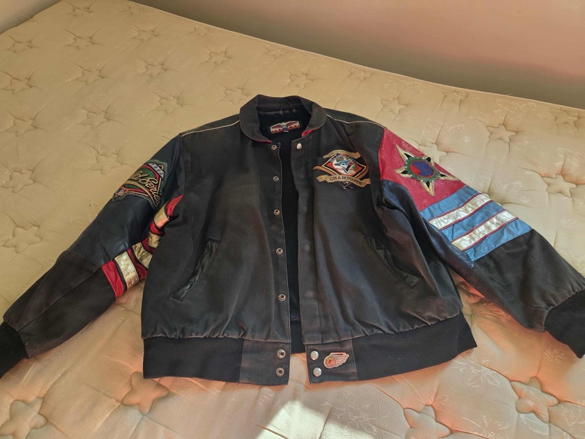 1992 Blue Jays World Series Jeff Hamilton Jacket. Leather And 