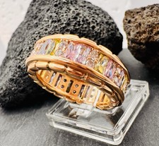 18k Gold Plated Fashion Multicoloured Stone  ...