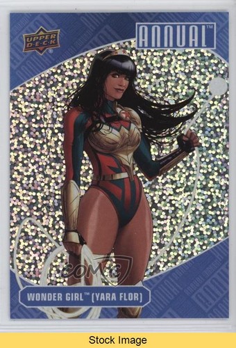 2023-24 Upper Deck DC Annual Silver Sparkle Wonder Girl Yara Flor #74 READ 5d1