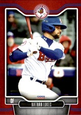 2024 Buffalo Bisons Choice 9 Nathan Lukes Sacramento California CA Baseball Card