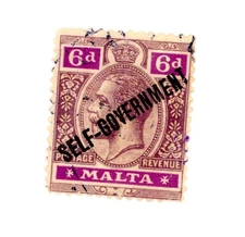MALTA--Individual  Stamp Scott #80