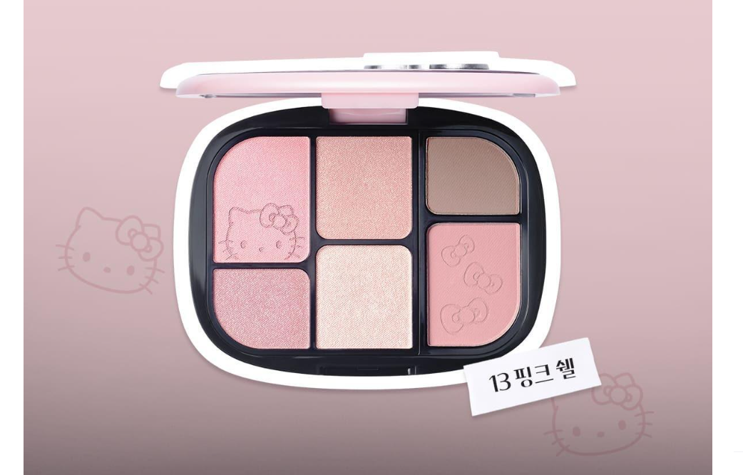 WAKEMAKE X Hello Kitty Black Edition Soft Sheer Multi Palette #13
