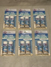 6 - Clorox Salt Pool Spa Test Strips 10salt /25 Balance Strips In Each Pack