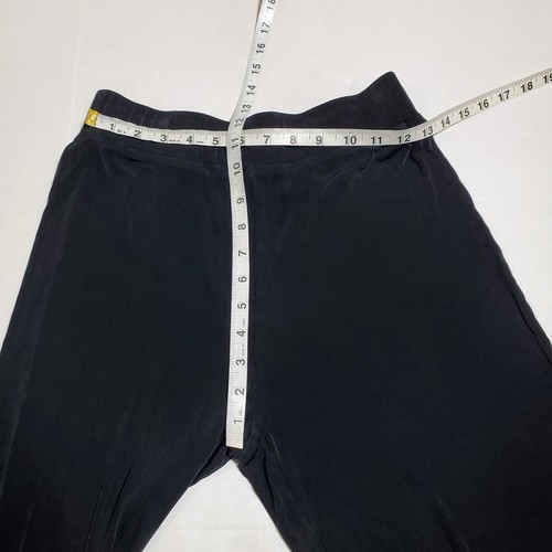 Chico's Travelers Hose Größe 1 (M) Slinky faltenfrei gerades Bein schwarz Damen - Bild 6 von 10