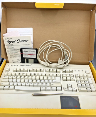 Cirque Input Center Ergonomic Model 360 Signature Series Computer Keyboard